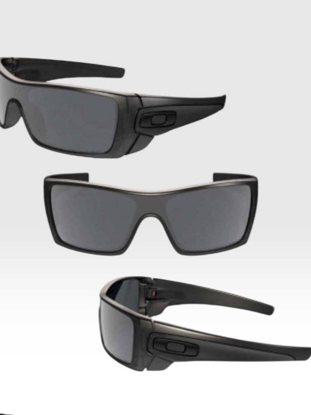 Oakley Batwolf Sleek Polarized Black Iridium Matte Ink Sunglasses 009101-35